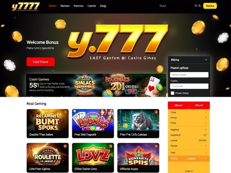 Welcome to y777.com, the official home of premium online gambling. Experience real money casino games, exclusive bonuses, and the latest promotions all in one place.